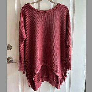 Free People Red Tunic